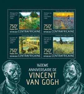 Centrafrique 2013 MNH - VINCENT VAN GOGH. Michel Code: 4261-4264 - Picture 1 of 1