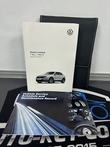 VOLKSWAGEN T-ROC / T-ROC R OWNERS HANDBOOK / MANUAL + WALLET 2017-2022 (2021)! - Picture 1 of 7