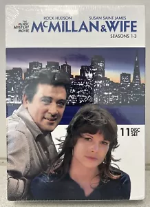 NEW Mcmillan & Wife: Seasons 1-3 (DVD) Factory Sealed NBC Mystery Movie 11 DVDs - Foto 1 di 4