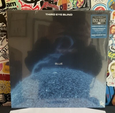 THIRD EYE BLIND Blue NEW 2LP CLEAR W/BLUE SPLATTER VINYL W/HYPE STICKER  - Image 1 of 3