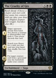 *MtG: LA CRUDELTÀ DI GIX - Dominaria United Rara - magicman-europe* - Foto 1 di 1