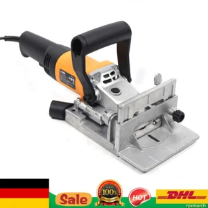 Flachdübelfräse Fräse Lamellenfräse Nutenfräse Winkel und Tiefeneinstellung 220V - Bild 1 von 13