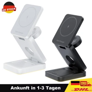 3w1 Bezprzewodowa ładowarka indukcyjna Stacja ładująca do Apple Watch Air Pods iPhone - Zdjęcie 1 z 17