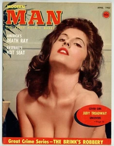 Modern Man 1963 Judy Treadway, Lorna Dru 60p Female Models Pinup Magazine M33036 - Picture 1 of 2