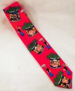 Men's Necktie Popeye The Sailor Man Ralph Marlin Brutus Olive Oyl Neck Tie - Picture 1 of 6