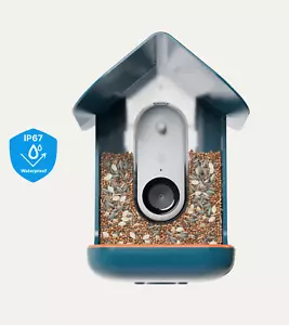 Bird Buddy Smart Feeder With Solar Roof & Camera Solar Powered with wall mount. - Picture 1 of 1