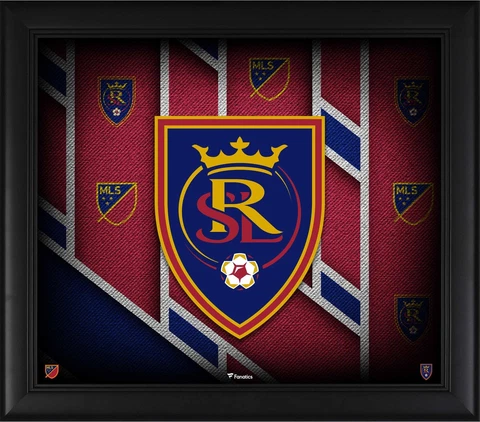 Real Salt Lake Framed 15" x 17" Team Threads Collage Cover