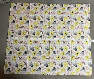 Winnie the Pooh, Scrap 9"x 21”, Cotton Fabric, Fat Eighth, Piglet, Eeyore - Picture 1 of 3