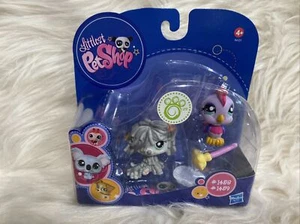 NEW Littlest Pet Shop LPS 1458 1459 Komondor Sheepdog Dog Cockatoo Bird NIB