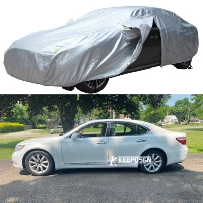 Cubierta de coche impermeable resistente al polvo UV exterior para Lexus LS430 LS460 LS500 Foto 1 de 4