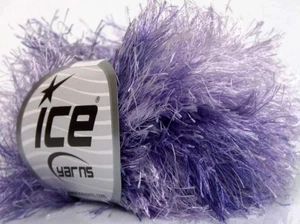 Extra Long Keil's Den Eyelash Yarn 32y 50gr #51607 Long Eyelash Colorful Purple - Picture 1 of 1
