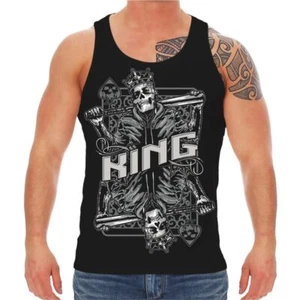 Träger Achsel Shirt Tank Top Bad King Outfit Valentinstag Geschenk Freund - Bild 1 von 2