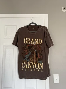 Abercrombie & Fitch Soft AF Grand Canyon Graphic Relaxed Tshirt National Park - Picture 1 of 4