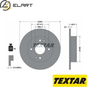 2x BRAKE DISC 92320203 FOR HONDA ACURA 42510S84A50 42510S84A52 42510S0A000 - Picture 1 of 6