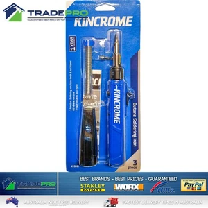 Kincrome Soldering Iron Kit Butane Blow Torch Gas Solder Tool Set 3 in 1 Head - Bild 1 von 6