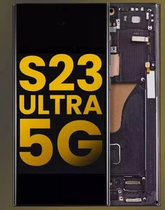 Samsung Galaxy S23 Ultra OEM OLED Screen Display with Frame Touch Digitizer - Picture 1 of 4