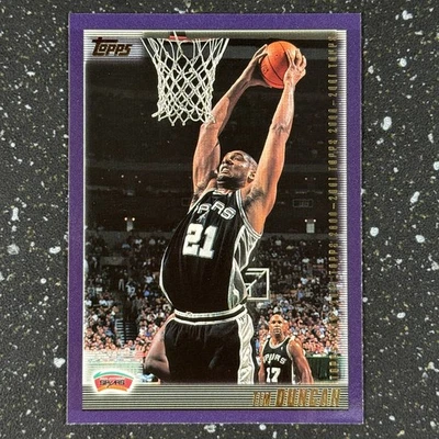 Tim Duncan 2000-01 Topps #60 San Antonio Spurs - Image 1 of 2