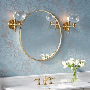 Kohler K-26050-BGL 28" Modern Circular Bathroom Wall Mirror - Brushed Gold - Picture 1 of 5