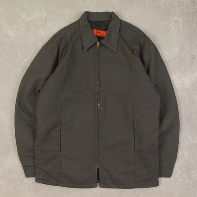 Chaqueta de trabajo Harrington vintage con cremallera completa L para hombre gris carbón ropa de trabajo Foto 1 de 4