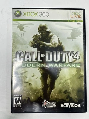Call of Duty 4: Modern Warfare Xbox 360 No Manual No Scratch Clean - Image 1 of 4