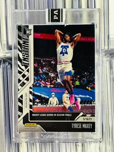 2020-21 Panini Instant Tyrese Maxey Rookie Zebra #1/1 One Of One No.182 SSP RC - Picture 1 of 2