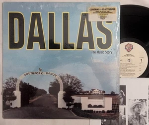 DALLAS: THE MUSIC STORY soundtrack lp CRYSTAL GAYLE Gary Morris SHRINK hype 1985 - Imagen 1 de 6