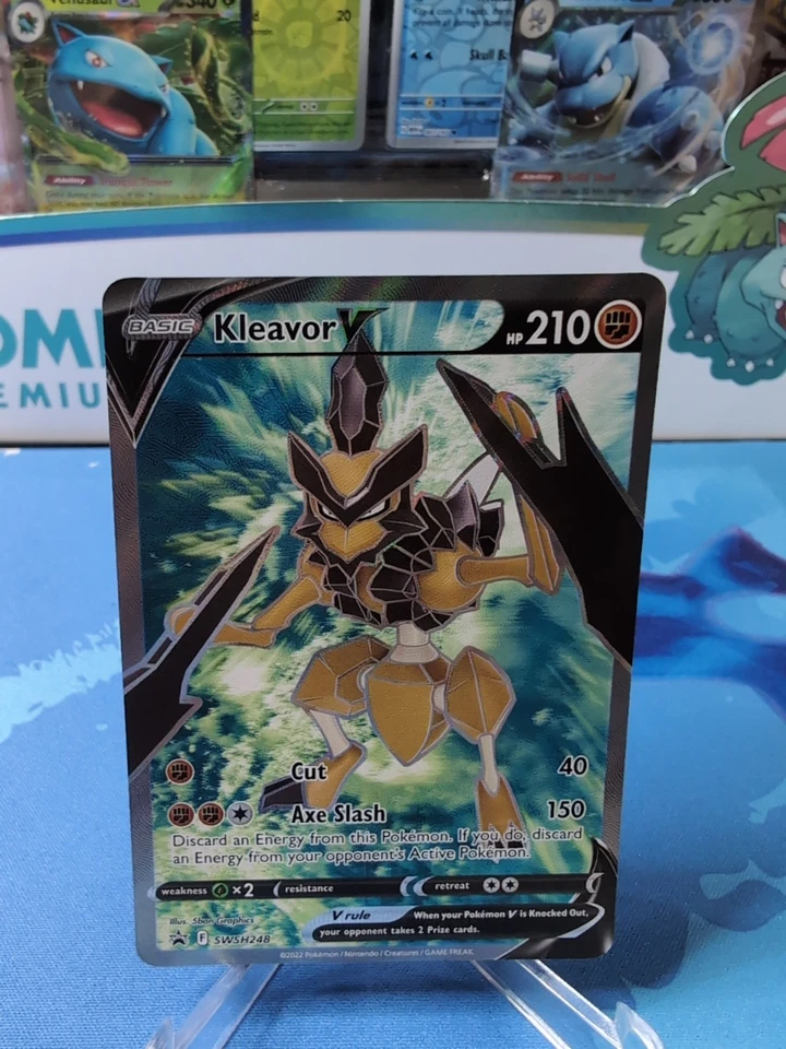 Kleavor V - SWSH248 - Pokemon Sword & Shield Promo Ultra Rare Holo Card NM - Image 1 of 2