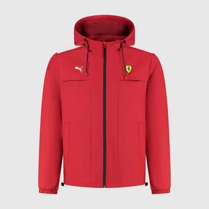 Scuderia Ferrari F1 Rain Jacket Mens - Dark Cherry - Picture 1 of 2