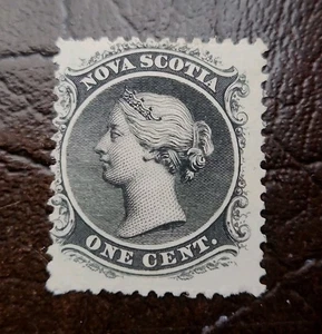 Lot 4. Canada 🇨🇦  Nova Scotia 1860 One Cent Sc #8 VF MLH No Gum - Bild 1 von 2