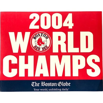 Boston Red Sox 2004 World Champions Poster The Boston Globe - Image 1 of 4