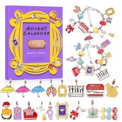 Advent Calendar 2025-24 Days of FRIENDS Charm Bracelet Kit - Image 1 of 4