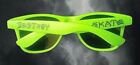 1) Pair Sk8-Fox Pro Skate Sunglasses Lime-Green Unisex Nos