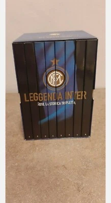 BOX COFANETTO 8 DVD LEGGENDA FC INTER 2010 TRIPLETE - Immagine 1 di 4