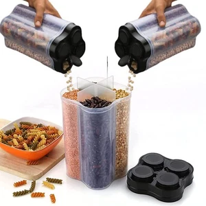 kitchen storage box for kitchen storage 4 in 1 containers for storage PACK OF 1 - Picture 1 of 6