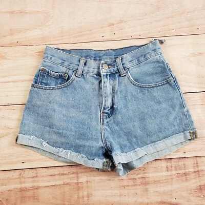 Brandy Melville Shorts Womens Extra Small Blue John Galt Denim Cuffed Ladies - Image 1 of 4