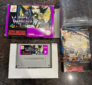 Super NINTENDO SNES CASTLEVANIA VAMPIRE'S KISS PAL FR COMPLET - Photo 1/4
