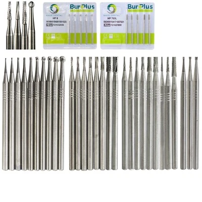 Wave Dental Carbide Burs HP 2 8 557 703L Round For Slow Speed Straight Handpiece - Image 1 of 4
