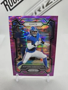 Kayvon Thibodeaux 2023 Panini Prizm #224 Purple Pulsar Prizm SSP Giants - Picture 1 of 2