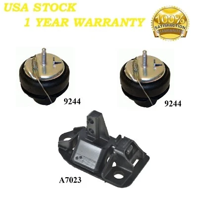 Montaje de motor y transmisión 3 piezas apto para Volvo S70, V70 1998-2000 2,3 L y 2,4 L Foto 1 de 4
