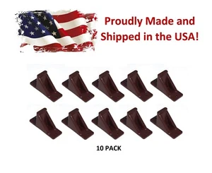 Mini protector de hielo para nieve y techo de plástico marrón-10 PK | Evita la acumulación de parada de nieve deslizante - Imagen 1 de 9