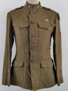 U.S. WWI AEF  tunic, soldier was member of the 3rd Army Division, which saw comb - Picture 1 of 11