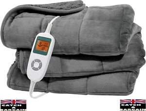 Dailylife Heizdecke elektrische Überwurfdecke, 50"" x 60"" Sherpa/Flanell (E7) - Bild 1 von 7