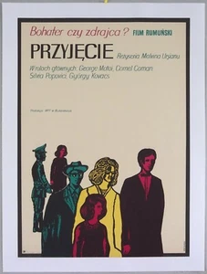 Serata 1971, affiche de film polonaise originale pour film italien, lin soutenu* - Photo 1 sur 1