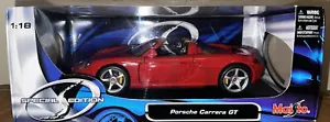 Coche deportivo de rendimiento 1:18 Maisto Porsche Carrera GT 1/18 ROJO - Imagen 1 de 9