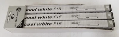 6 GE 18" F15T8-CW 15-Watt Cool White Fluorescent Light Bulbs - Image 1 of 4