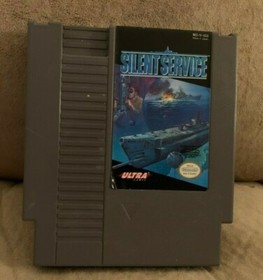 Silent Service Nintendo NES cartuccia videogioco VINTAGE 1985 di Ultra Games
