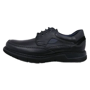 Fluchos Celtic: Zapatos Hombre Negro Piel Con Cordones - Casual F0248 - Picture 1 of 6