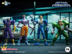 Captain Commando Mack Captain Giuzu Baby Head 3.75In Action Figures Arcade Game - Picture 1 of 28
