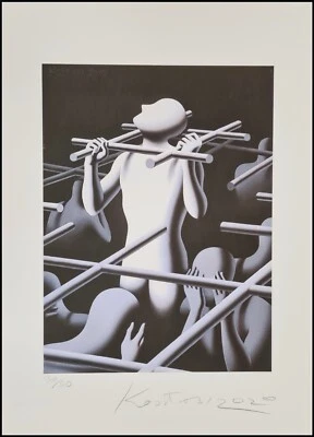 MARK KOSTABI * Untitled * 70 x 50 cm * lithograph * Kunstdruck * limited # xx/50 - Bild 1 von 4