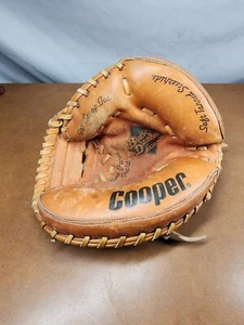 VINTAGE Cooper Catchers Mitt Black Diamond 222 Right Hand Throw GREAT CONDITION! - Picture 1 of 16